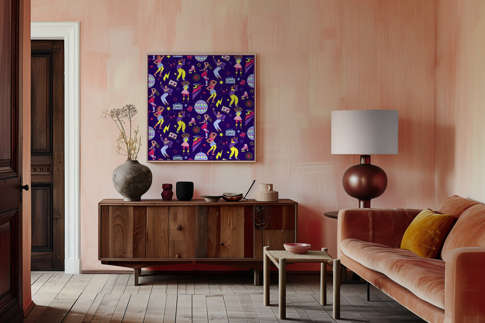 Disco Dancing Poster